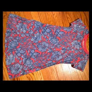 Girls size 7/8 Lands End 100% cotton dress